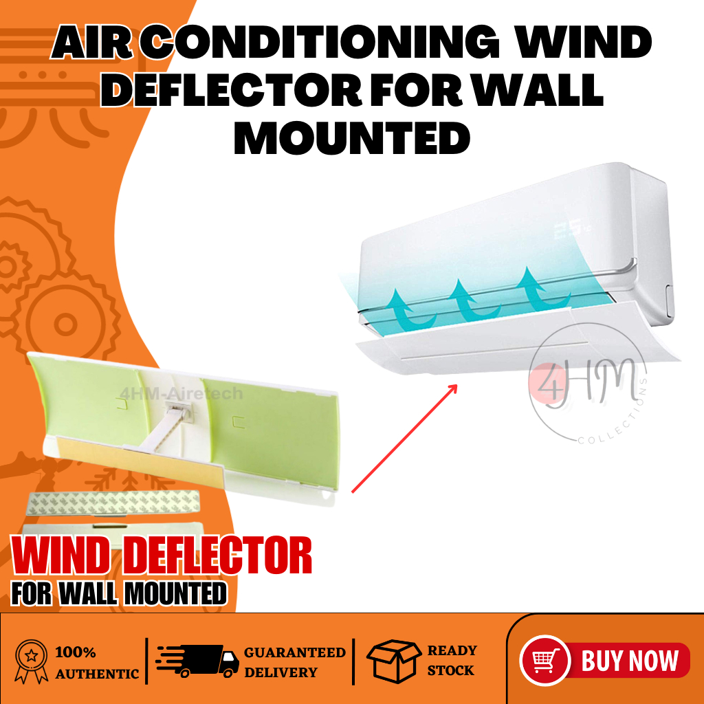 4HMC [ HIGH QUALITY ] Air Conditioner Deflector For Wall Mounted Split