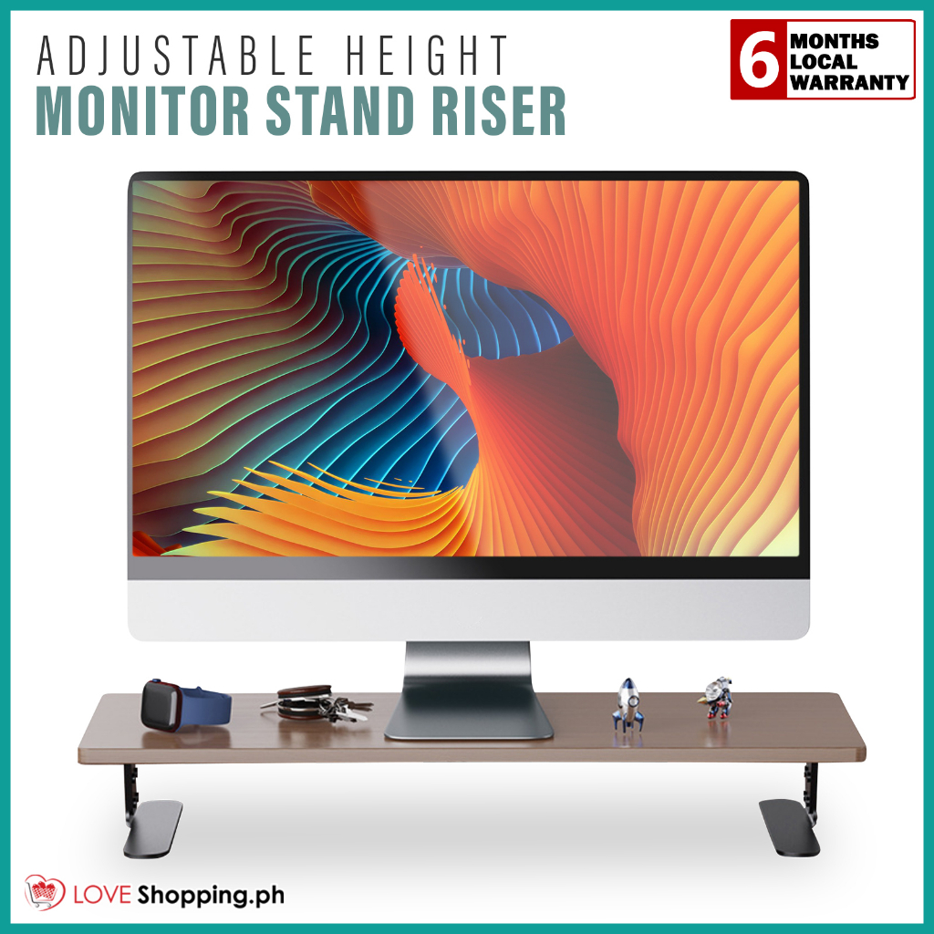Universal Monitor Stand Riser Carbon Steel Monitor Riser for up to 27 ...