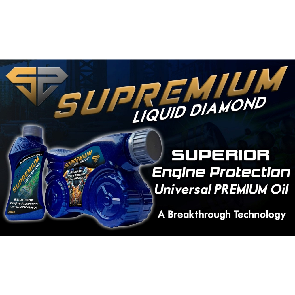 SUPREMIUM Liquid Diamond Engine Additive 250ml | Shopee Philippines