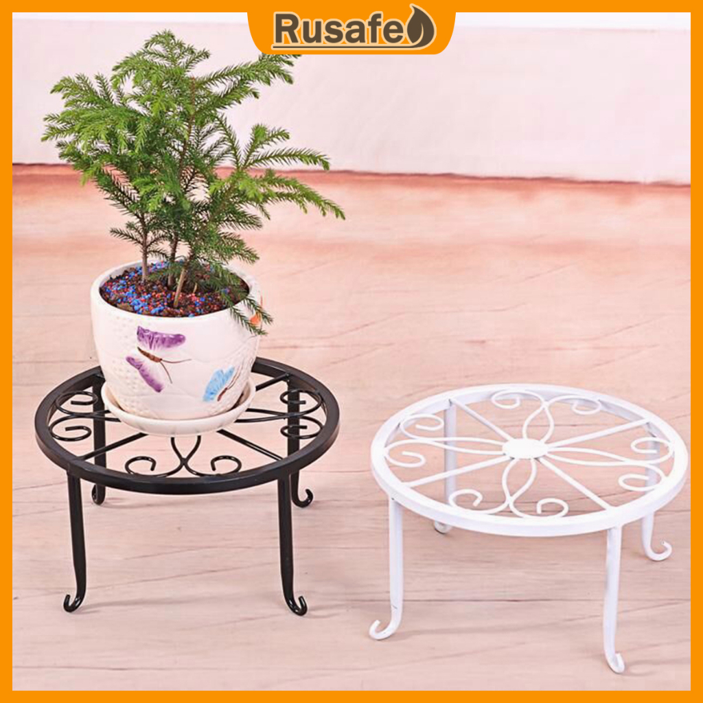 European Type Flowerpot Rack Floor Single Pot Plant Iron Flowerpot Rack ...