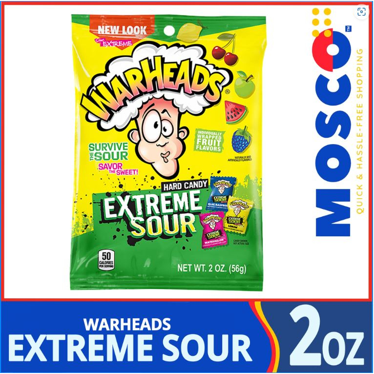 Warheads Extreme Sour Hard Candy - 2oz (56g) | Shopee Philippines