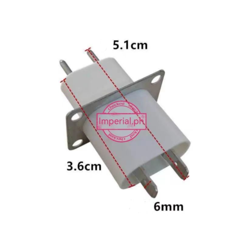 Electronic Microwave Oven Magnetron 4 Filament Pin Sockets Converter ...