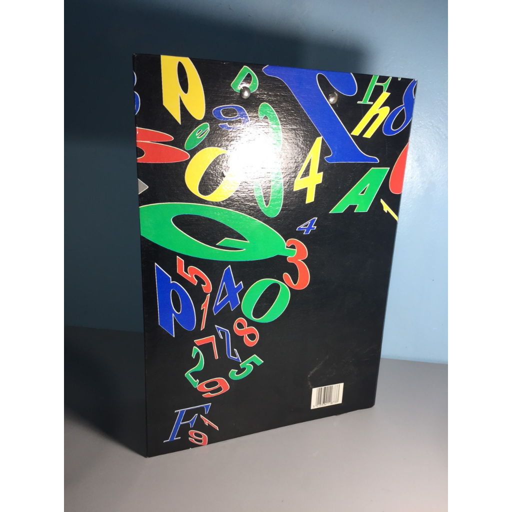 Numbers and Letters Carton or Cardboard Binder | Shopee Philippines