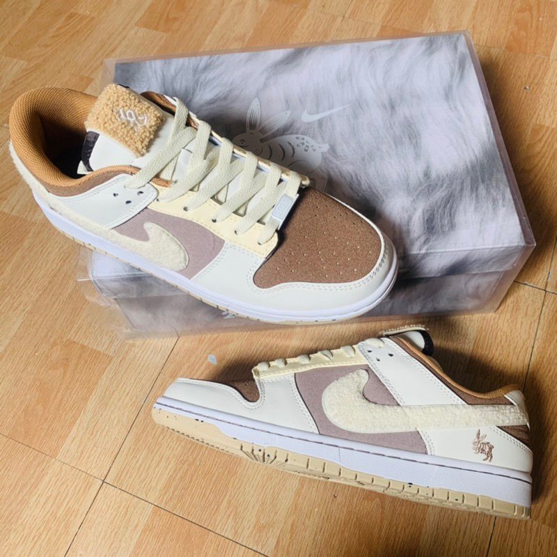 SB DUNK LOW YEAR OF THE RABBIT FOSSIL STONE (Read Product Description ...