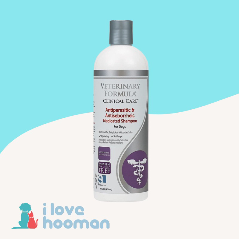 Veterinary Formula Antiparasitic & Antiseborrheic Medicated Shampoo for