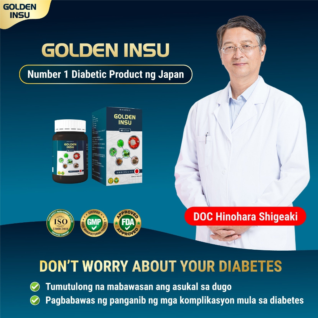 Golden Insu Effective Diabetic Support and Improves Metabolism 60