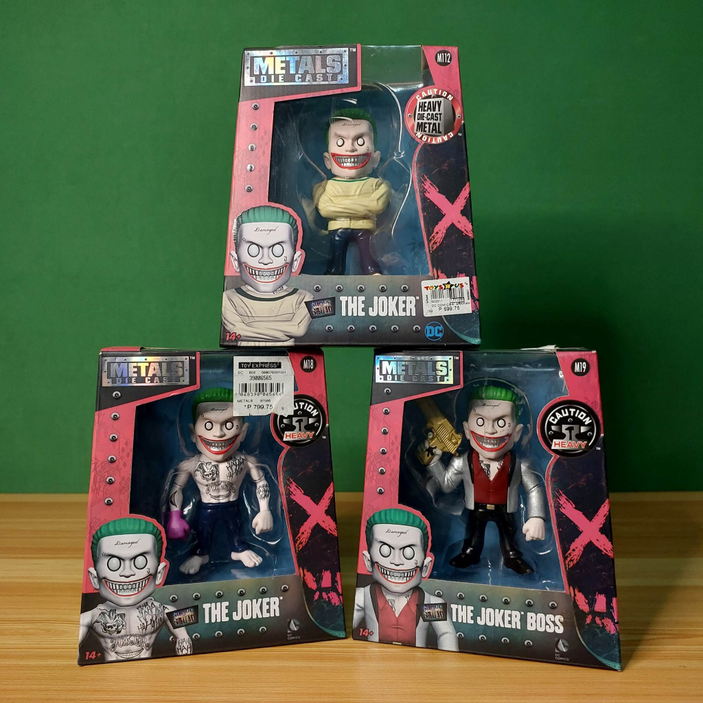 Metals Suicide Squad 4 inch Movie Figure The Joker Set Shopee