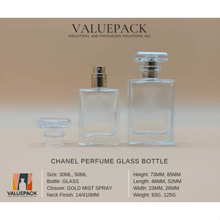 Premium Chanel_Type 50ml empty spray glass perfume bottle for alcohol mist  giveaways elegant classy