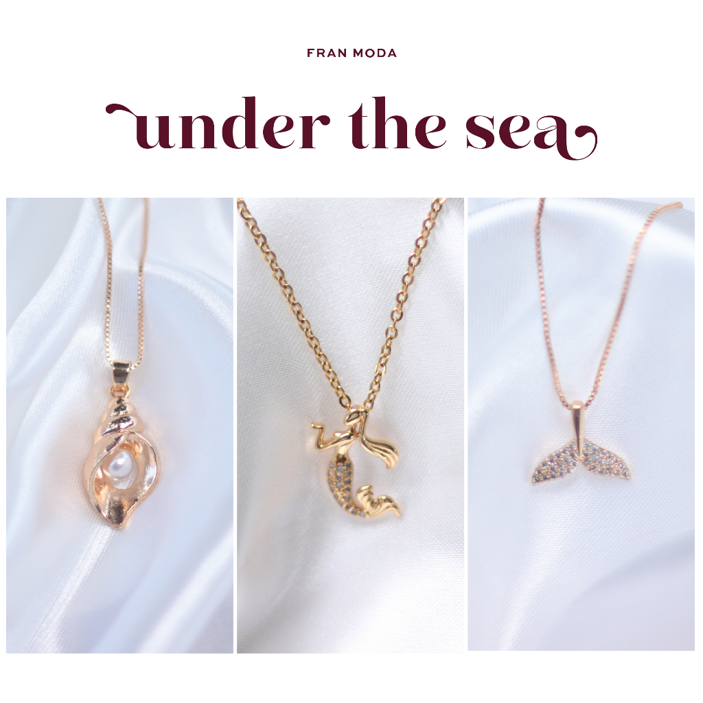 FRAN MODA | Under the Sea - Mermaid Necklace Collection | Shopee ...