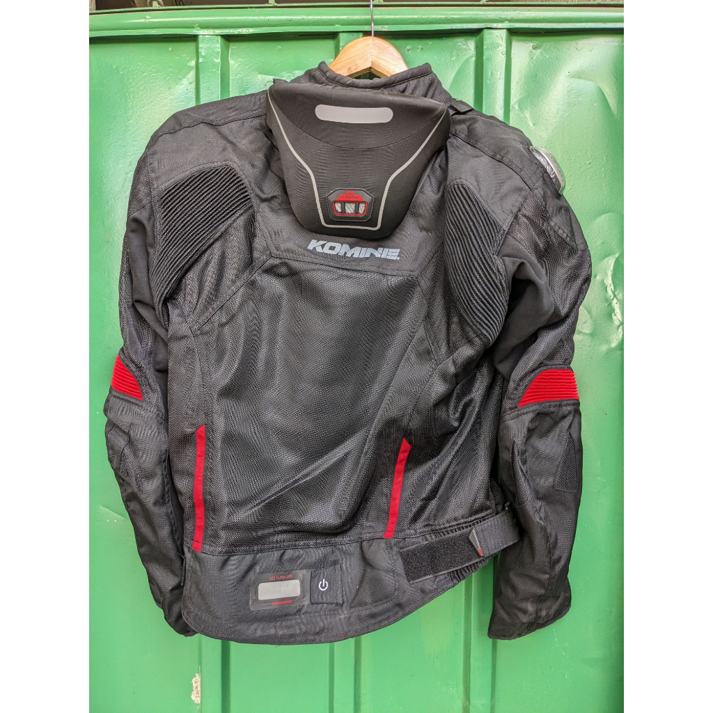 Komine JK 015 Riding Jacket w Chest Plate Neckbrace and Rain Inner Coat Shopee Philippines