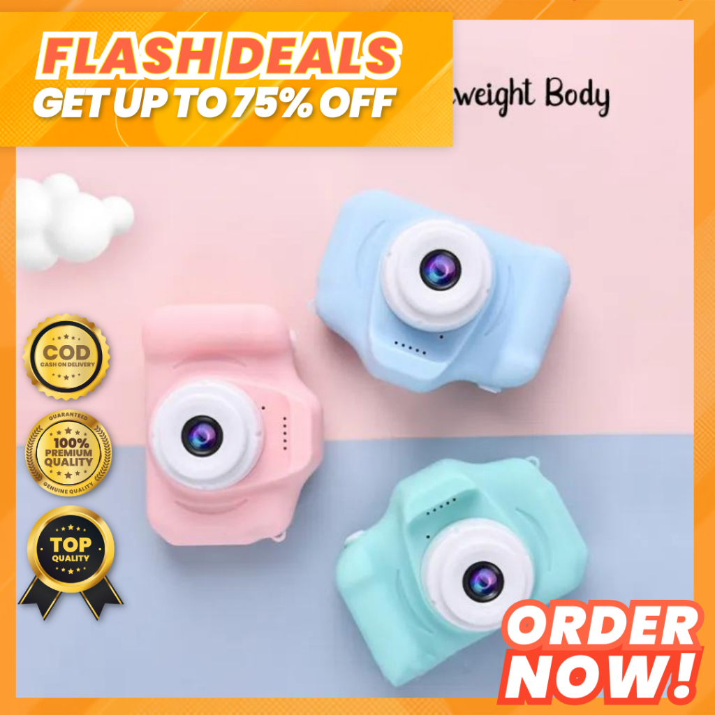Original Mini Cartoon Photo Camera Toy Smart Video Recording For Kids ...