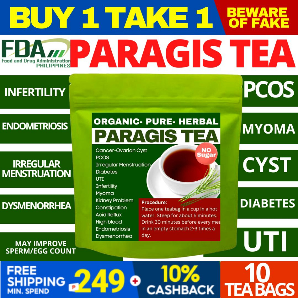 PARAGIS TEA FDA Paragis Capsule Pampabuntis Pamparegla Pcos Myoma Cyst ...