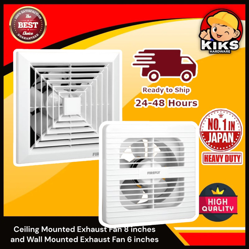 Exhaust Fan 8 inches Exhaust Fan 4inches Wall mounted exhaust fan
