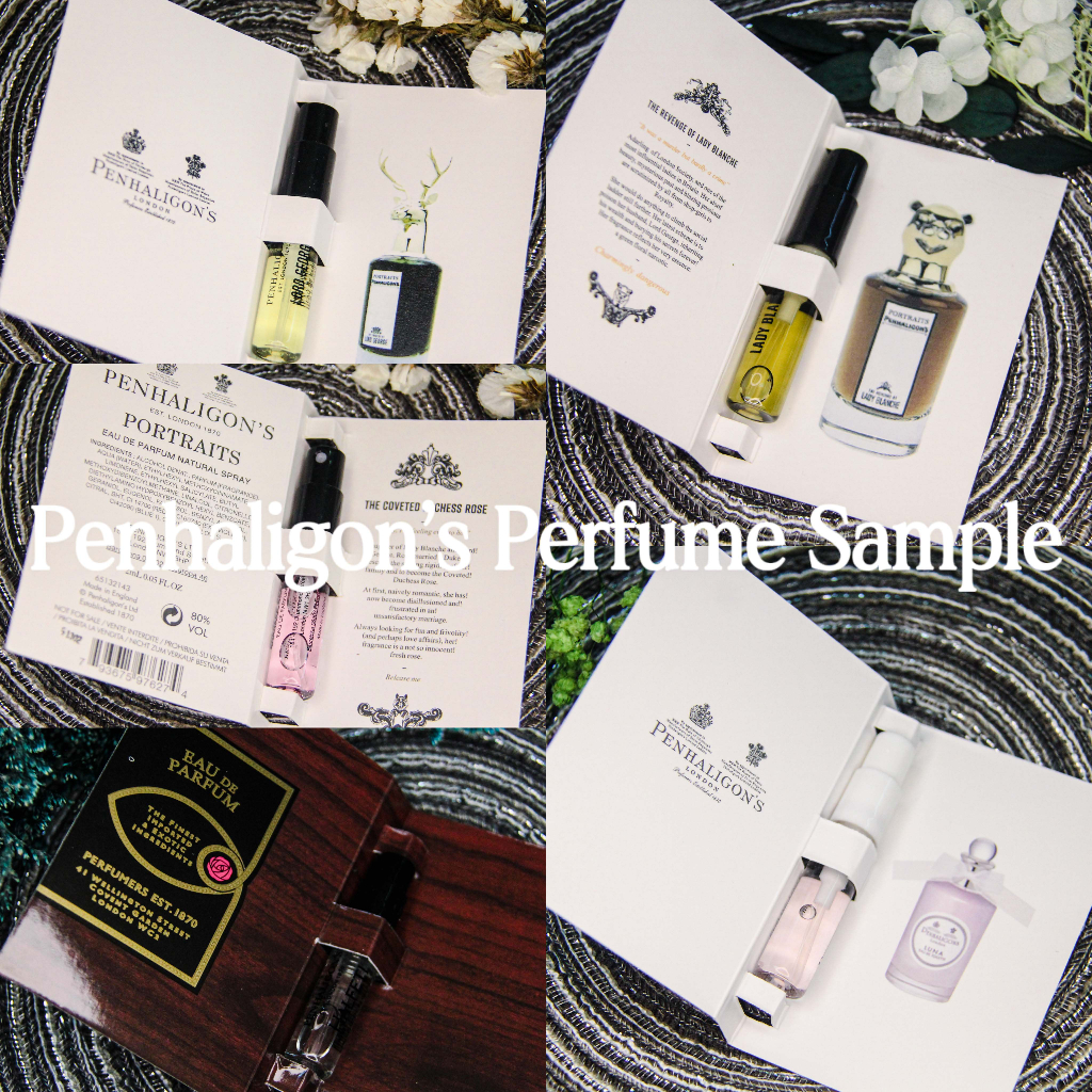 Sample Perfume 1.5 / 2ML Penhaligon Perfume 5 Collection Fragrances