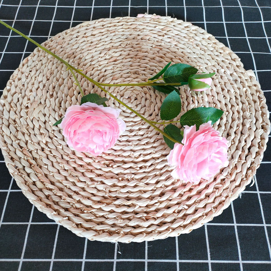 DIY Artificial Peony Artificial Rose 3Heads Rose Artificial Flower ...