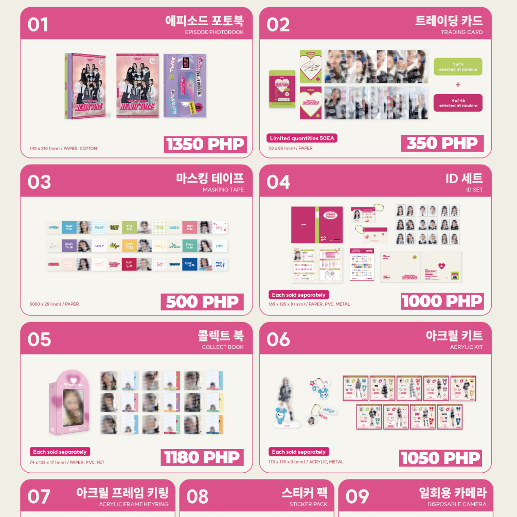 TWICE Ready to Be Official Merch Online & Offline FETA (Preorder