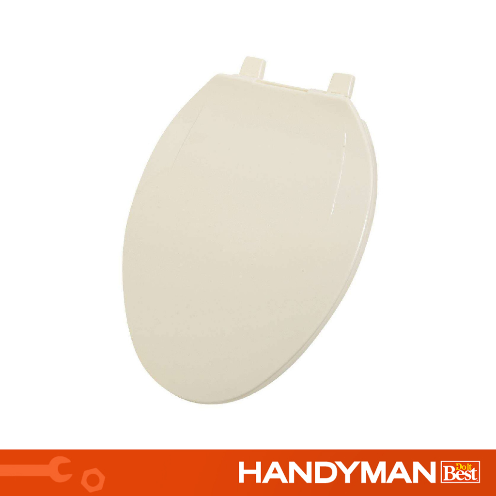 Home Impressions Plastic Toilet Seat Cover, Elongated White (445496
