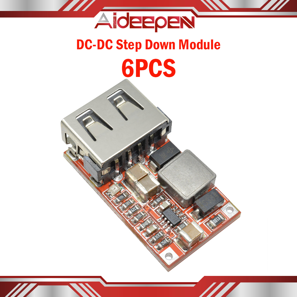 6-24V to 5V 3A Car Charger Module USB DC-DC Buck Step Down Converter ...