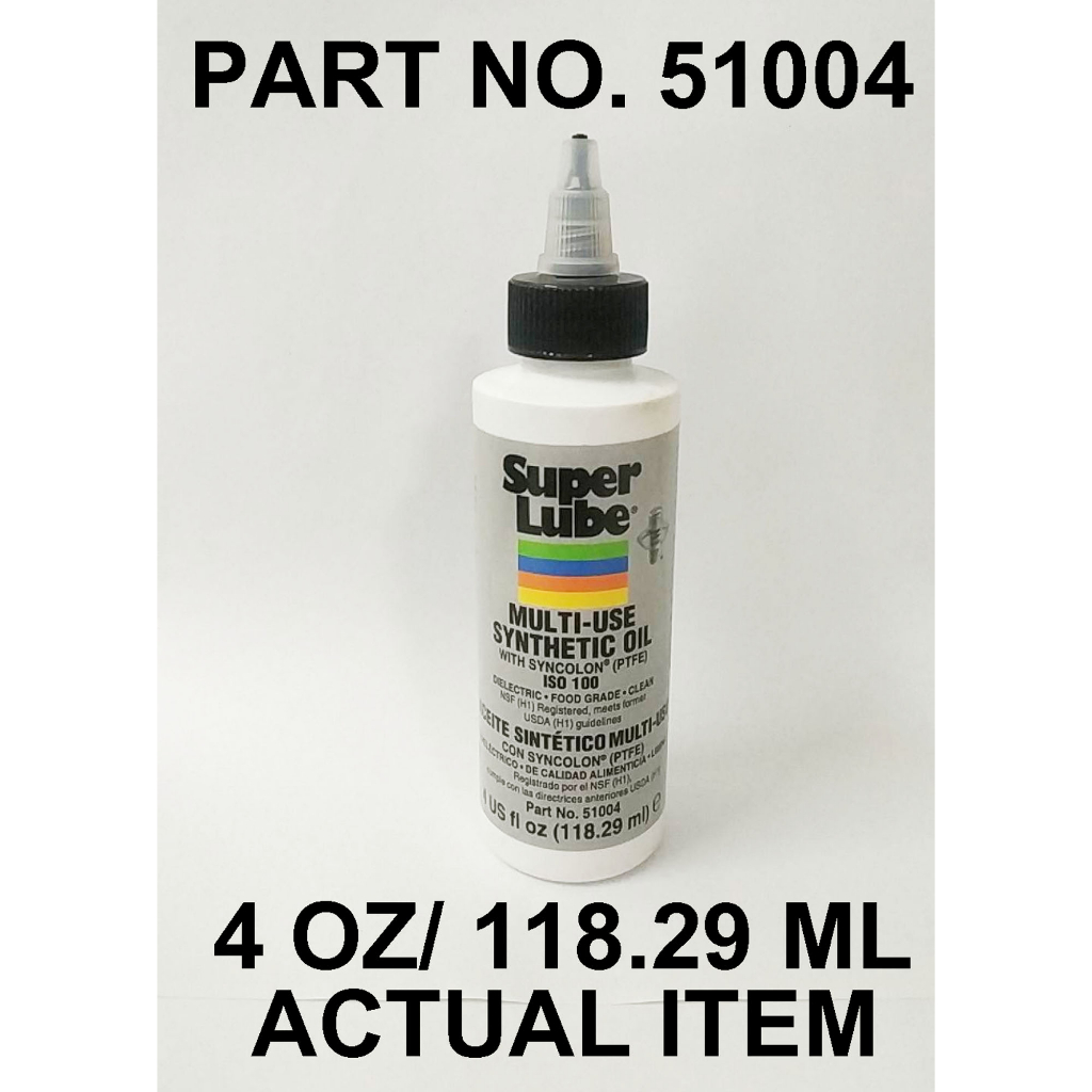 ORIGINAL SUPER LUBE MULTI USE SYNTHETIC OIL WITH SYNCOLON ( 4OZ/ 118