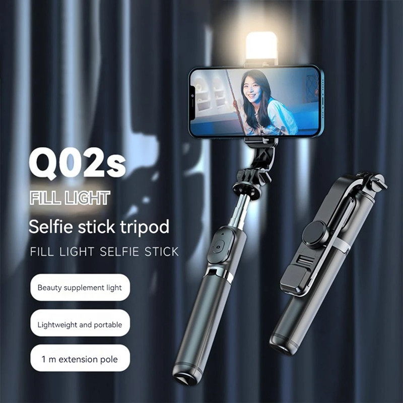 Selfie Stick Tripod 3 in 1 Bluetooth Selfie Stick Tripod Selfie Stick Extendable Extendable Telescopic Monopod with Removable Remote Control and Stable Stand