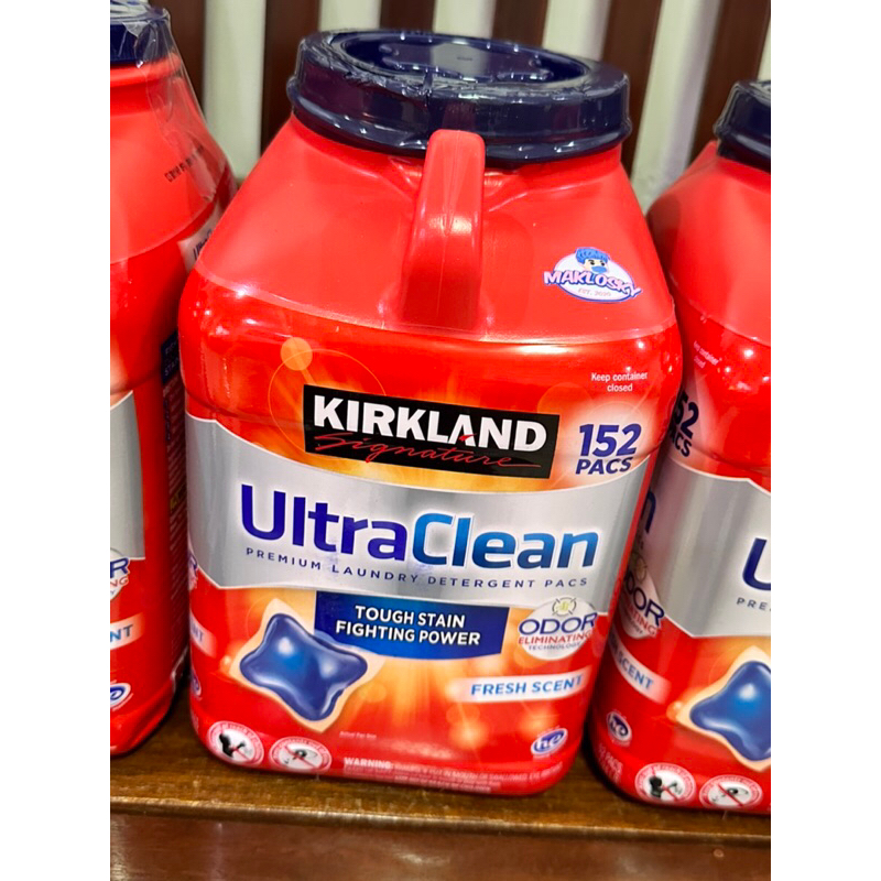 Kirkland Ultra Clean Fresh Scent 152 Pacs (Fresh Scent) Made in USA