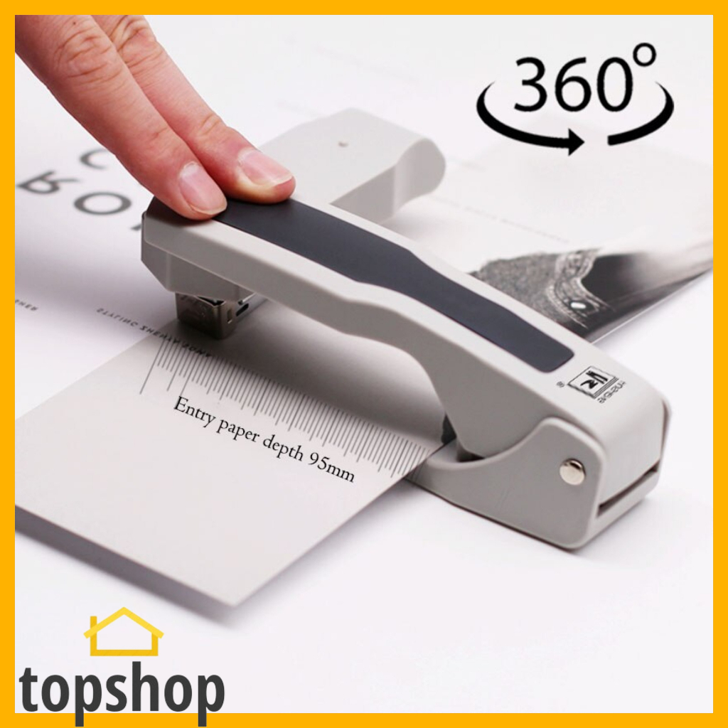 360 Degree Rotating Stapler Heavy Duty Manual Staplers Portable Stapler Paper Binding