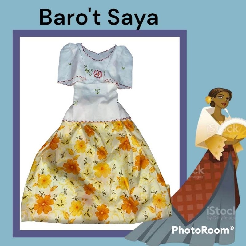 DC Baro't Saya Costume for adult and kids | Shopee Philippines