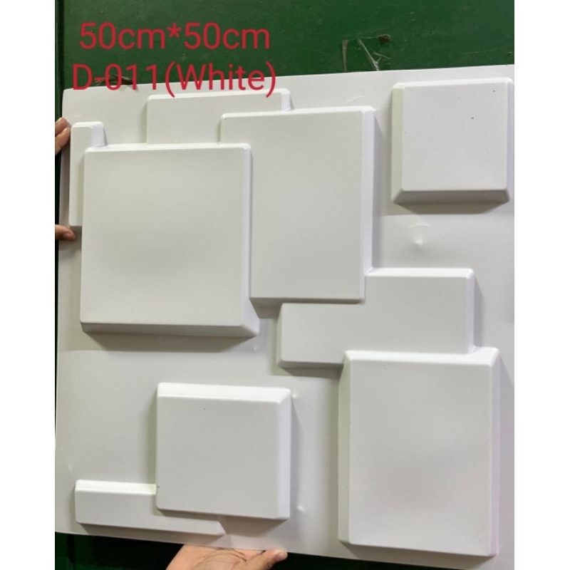 50cmx50cm 3D PVC Decorative Wall Panel Mural Waterproof Fireproof ...