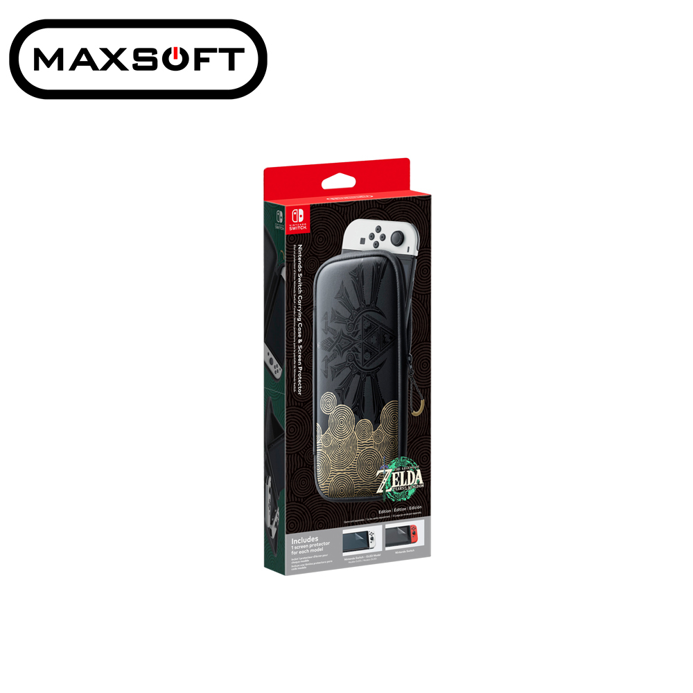 Nintendo Switch Carrying Case & Screen Protector - The Legend of Zelda ...