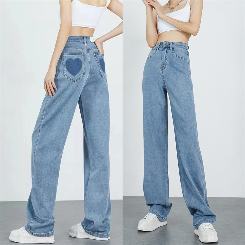 BOYFRIENDJEANS BlackPink High-Waist Mom Jeans Wide-Leg Pants TikTok for ...