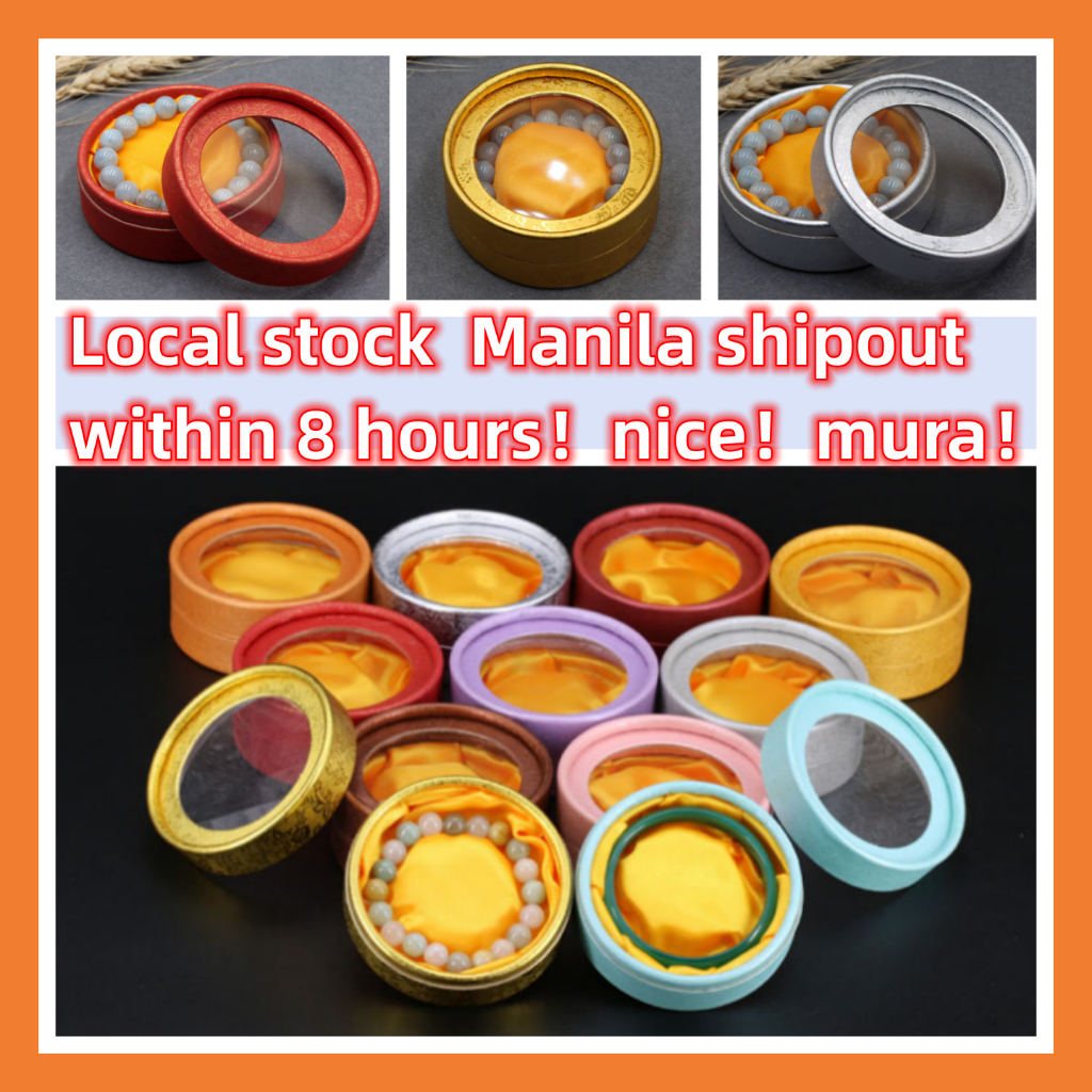 Transparent Round Jewelry gift packing box bracelet box bangle box ...