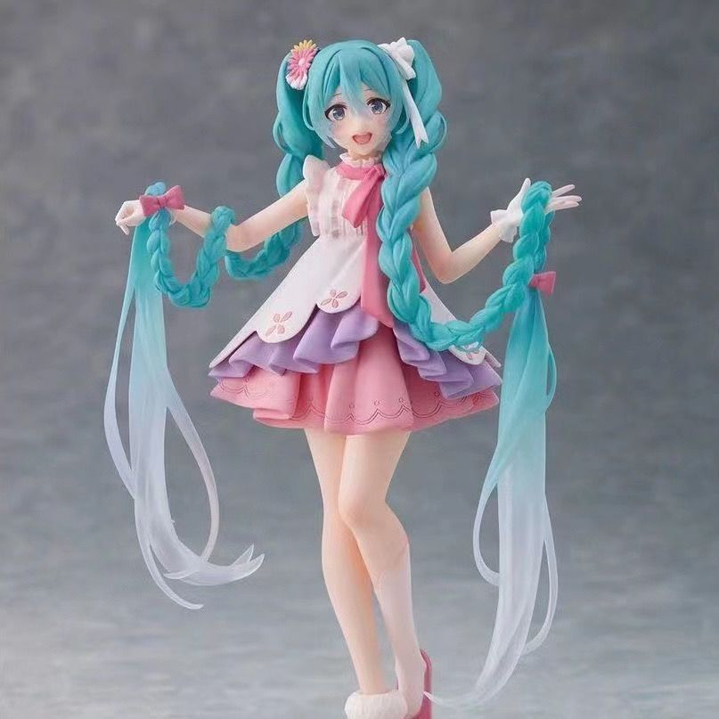 20cm Miku Figure TAITO Long Hair Princess SEGA VOCALOID PVC Model ...