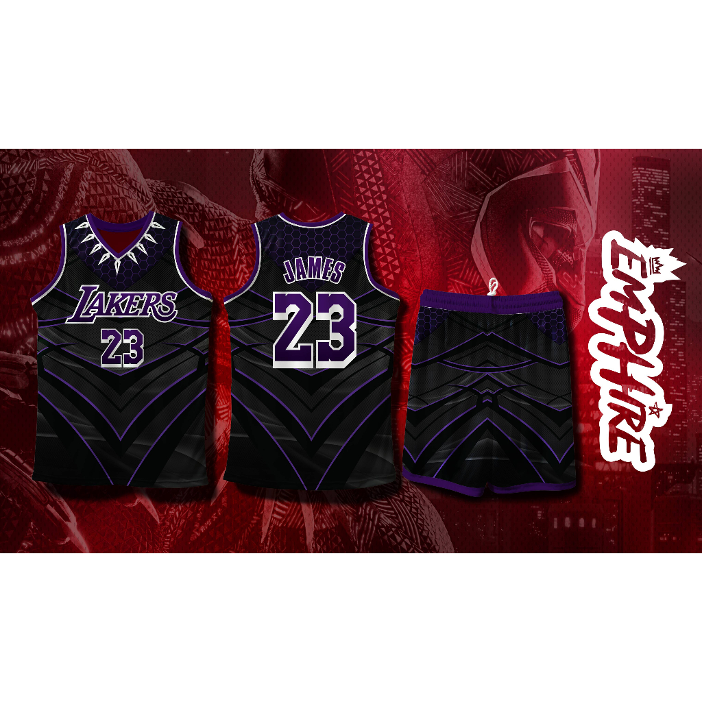 Black panther lakers sales jersey