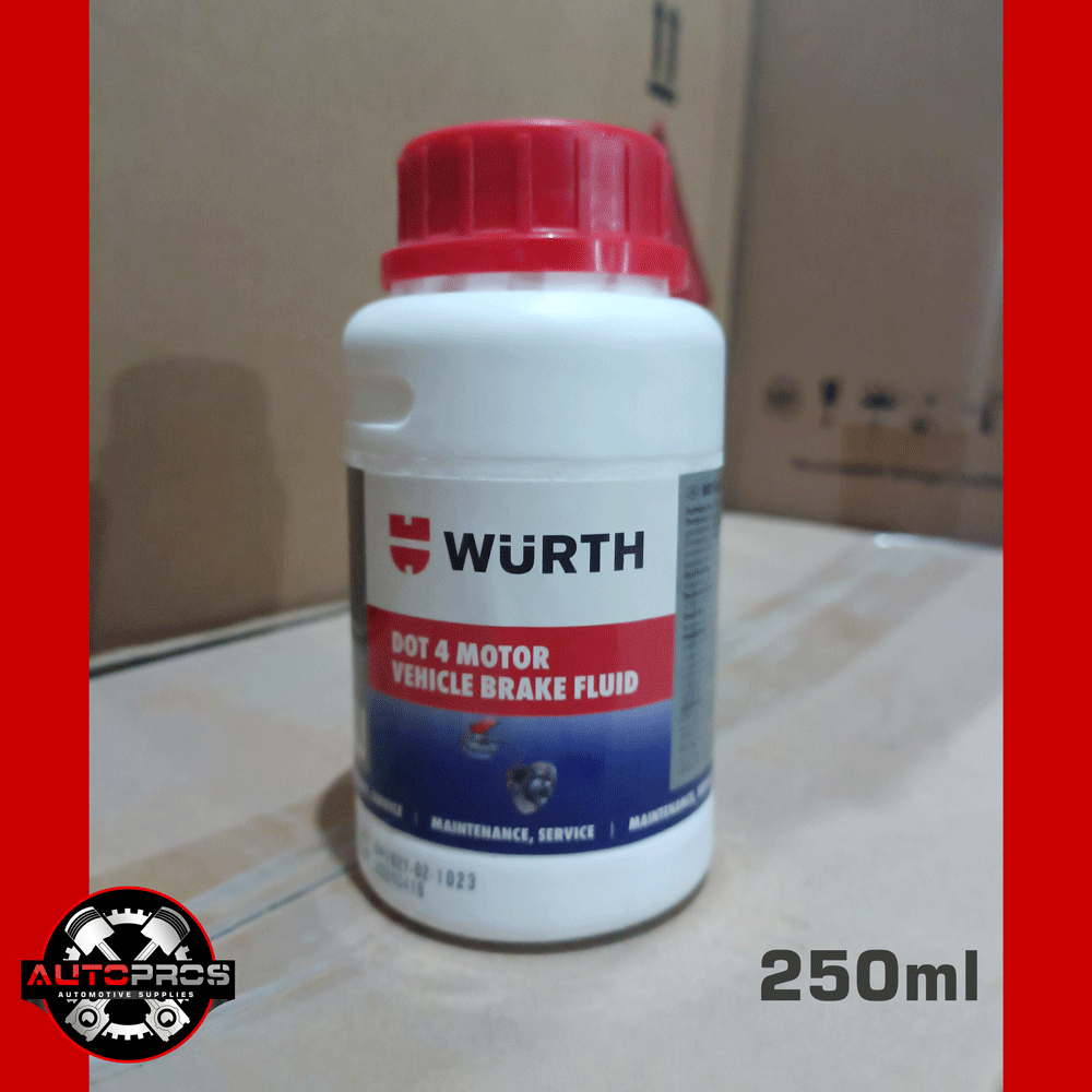 WURTH Brake Fluid Dot 4 250ml Shopee Philippines