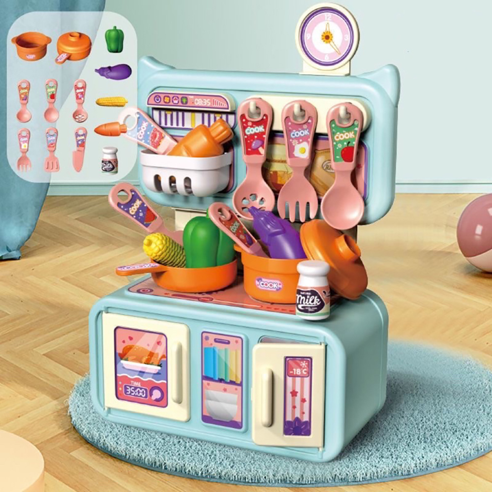 Jctop Mini Kitchen Toy Cooking Set Toys Toys For Girls Play And Pretend Toys Chef Toys Assemble