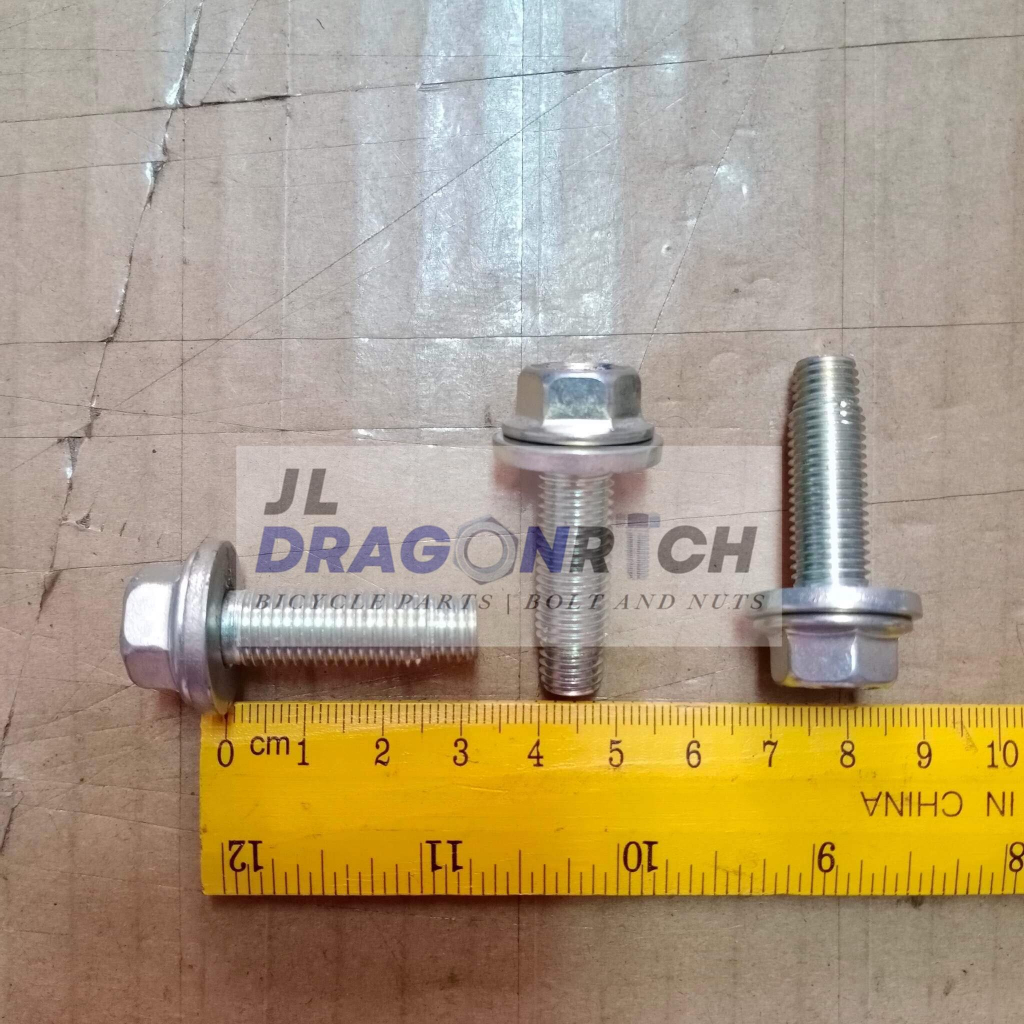 OEM Flange Bolt M10 X 32MM X 1.25P Self Tapping w/ Flatwasher