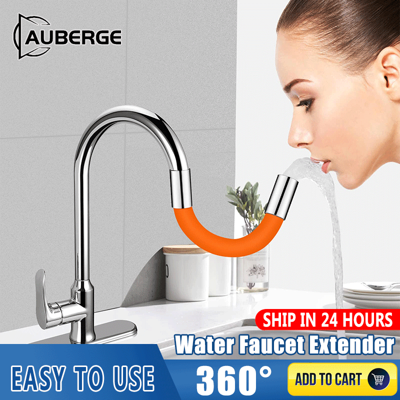 Faucet Extension Hose 360° Kitchen Faucet Extension Tube Bathroom