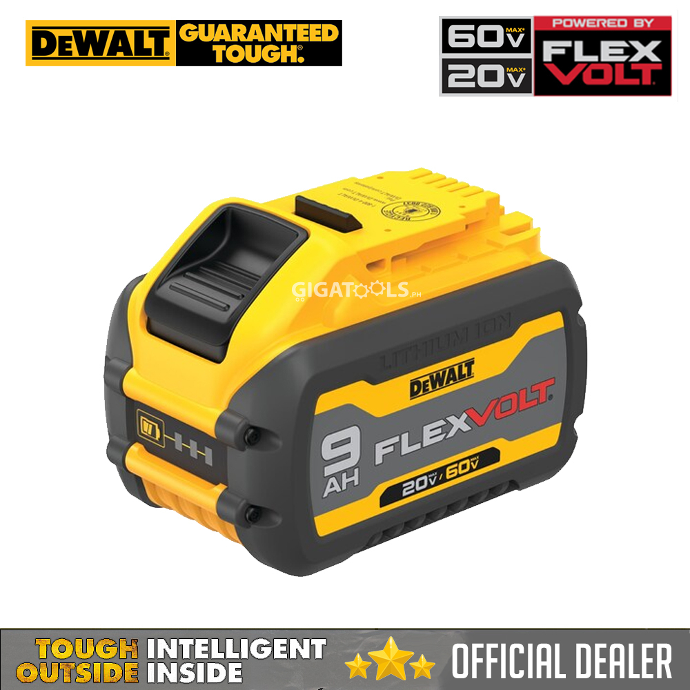 Dewalt Dcb609 B1 2060v Max 90ah Flexvolt® Li Ion Battery Battery Only Shopee Philippines 6301