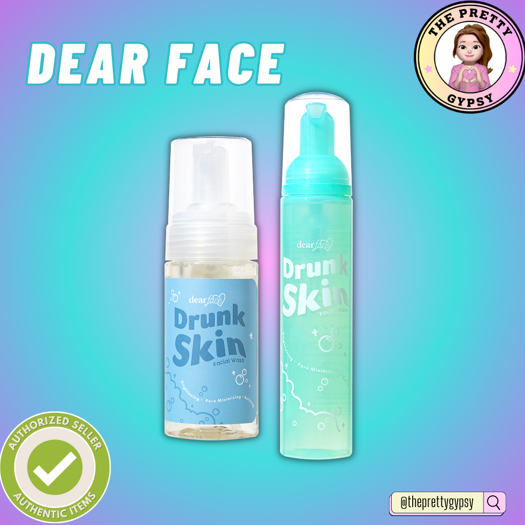 Dear Face Drunk Skin Facial Foam Facial Wash Shopee Philippines
