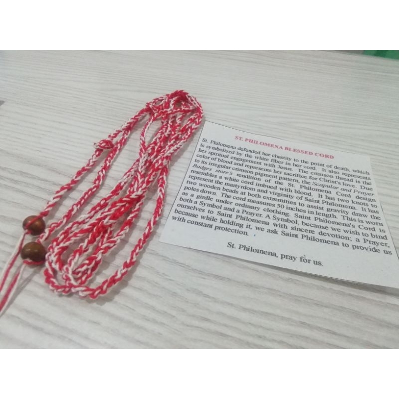 St. Philomena Blessed Cord Shopee Philippines