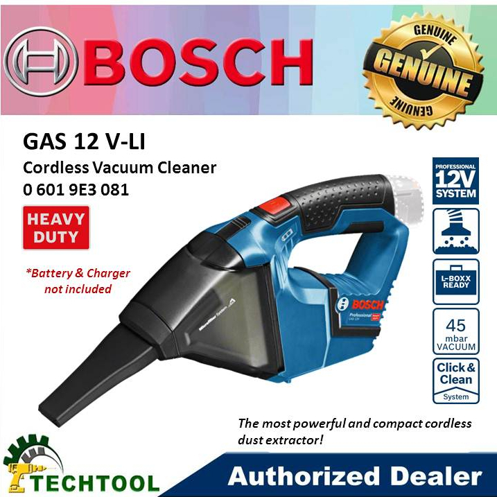 Bosch Cordless Vacuum Cleaner GAS 12 VLI Shopee Philippines