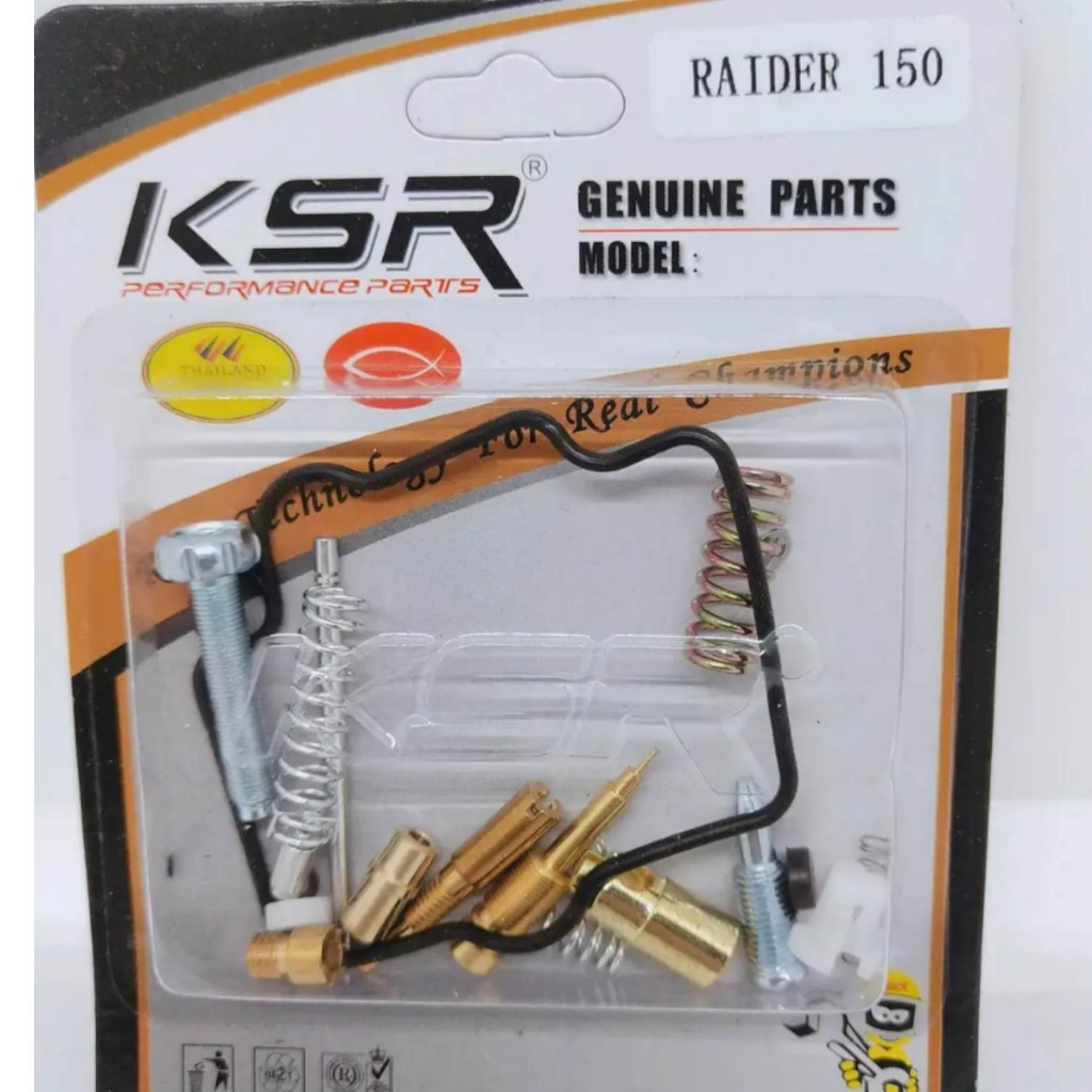 RAIDER 150 CARBURATOR REPAIR KIT KSR THAILAND PARTS | Shopee Philippines
