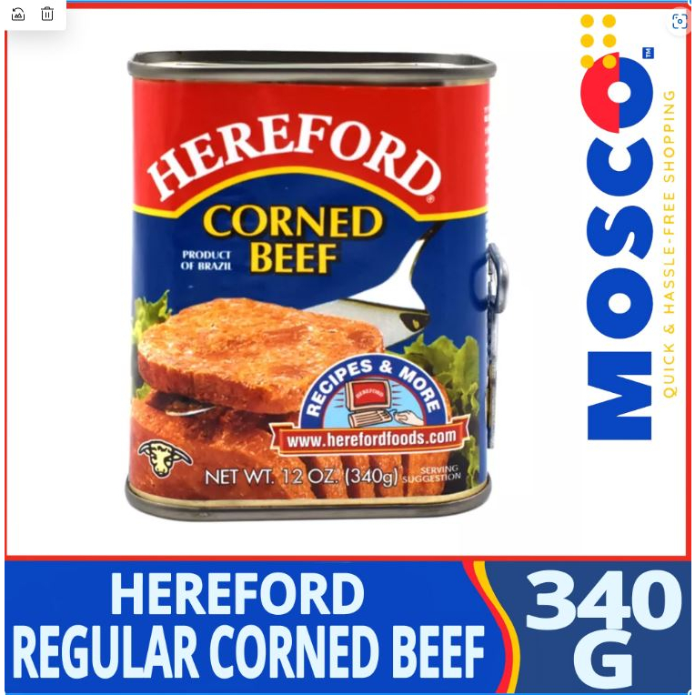 Hereford Regular Corned Beef 340g Shopee Philippines
