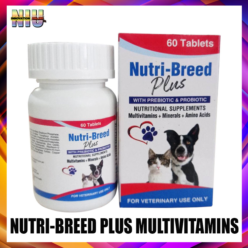 NutriBreed Plus Pet Multivitamins + Minerals + Amino Acids Nutritional