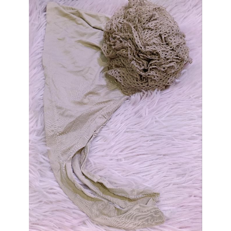 CRISSCROSS TURKISH INNER WITH TIE/ UNDERSCARF | Shopee Philippines