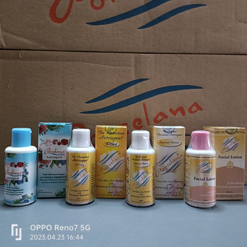 PORCELANA ORIGINAL ASTRINGENT 60ML Shopee Philippines