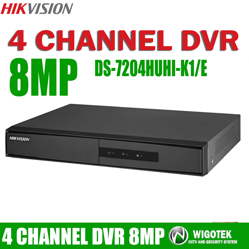 Hikvision DVR 4 Channel Up To 5MP DS-7204HUHI-K1/E | Shopee Philippines