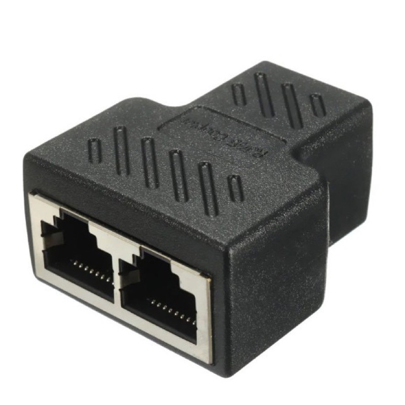 RJ45 Splitter Connectors Adapter 1 to 2 Ethernet Splitter Coupler ...