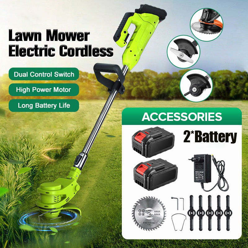 cordless-grass-cutter-rechargeable-electric-lawn-mower-grass-trimmer