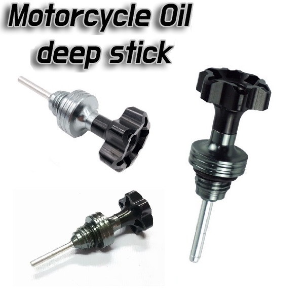 rusi macho 125 150 175 Motorcycle Oil deep stick Alloy COD Engine Dip ...
